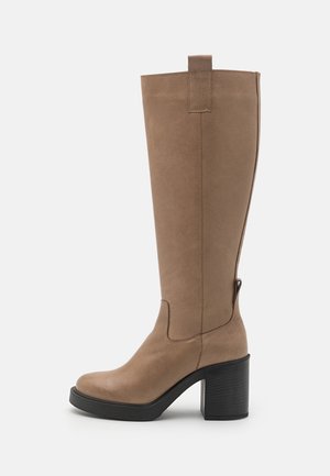 Plateaustiefel - taupe