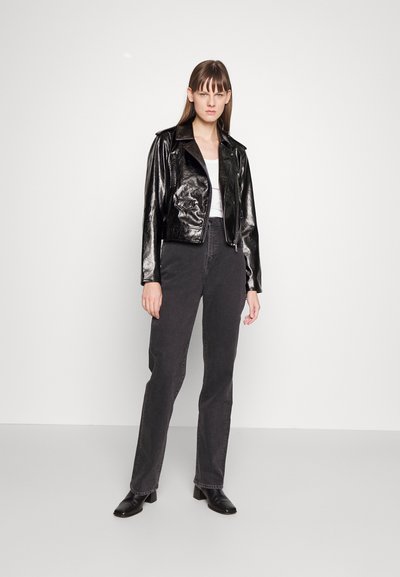 DL1961 Džinsi ar taisnām starām - black denim