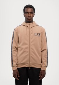 EA7 Emporio Armani FELPA - Jersey con capucha - portabella