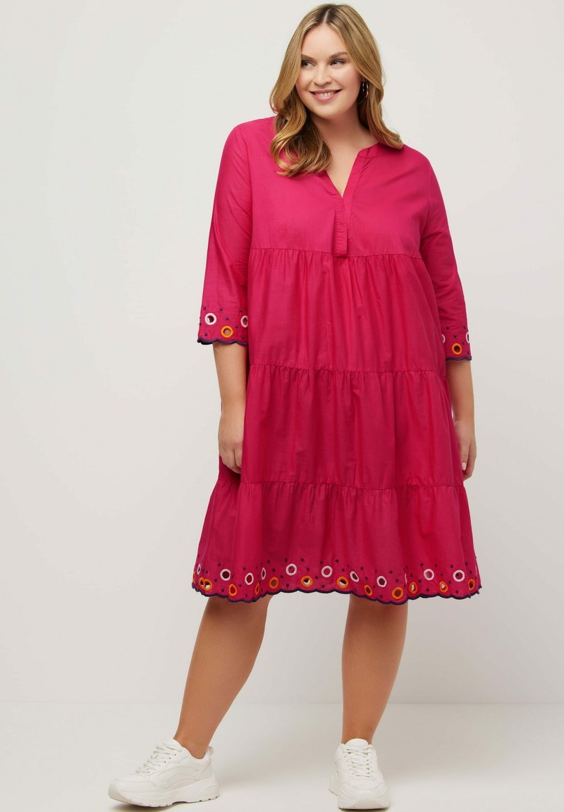 Robe Deux Pièces Petite Fille KiKi Kids USA - Rose Vif Taille 4-5 Occasion Très Bon état