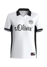 s.Oliver MIT LOGO - Poloshirt - weiß