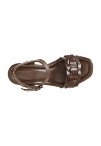 CAFèNOIR Sandály na vysokém podpatku - dark brown