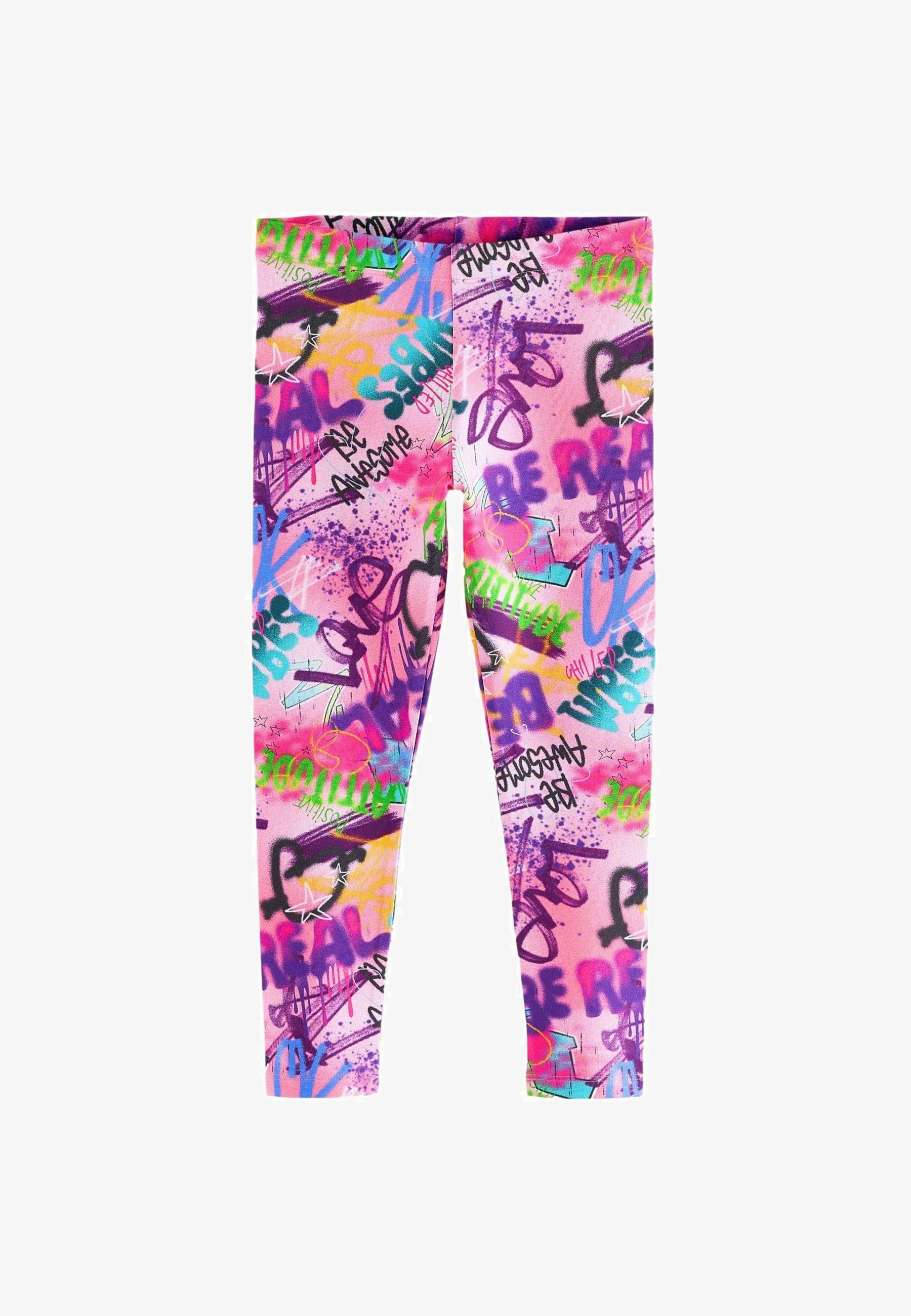 Next ANIMAL Leggings Hosen pink graffiti/pink Zalando