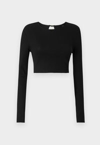 ONLRENE LIFE OPEN BACK HEART - Långärmad tröja - black
