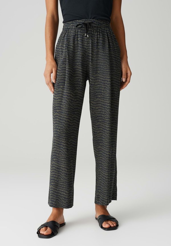 HIGH RISE CROPPED WIDE FIT PRINT - Stoffhose