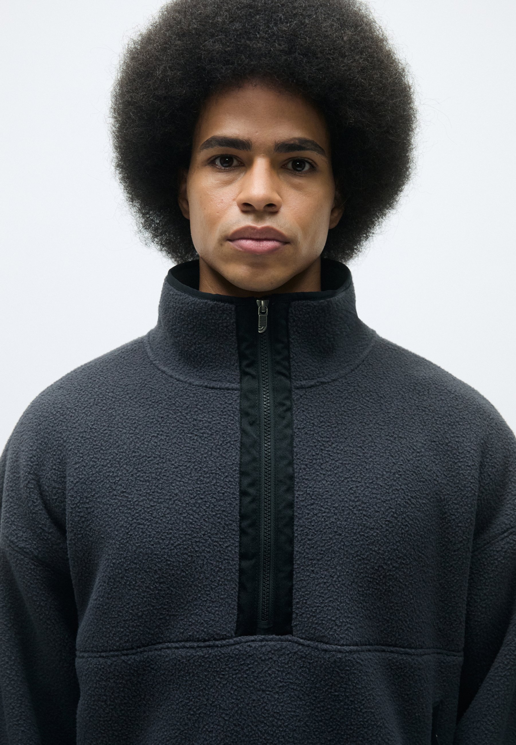 The North Face REDBOX 1/2 ZIP FLEECE - Fleece jumper - obsidian