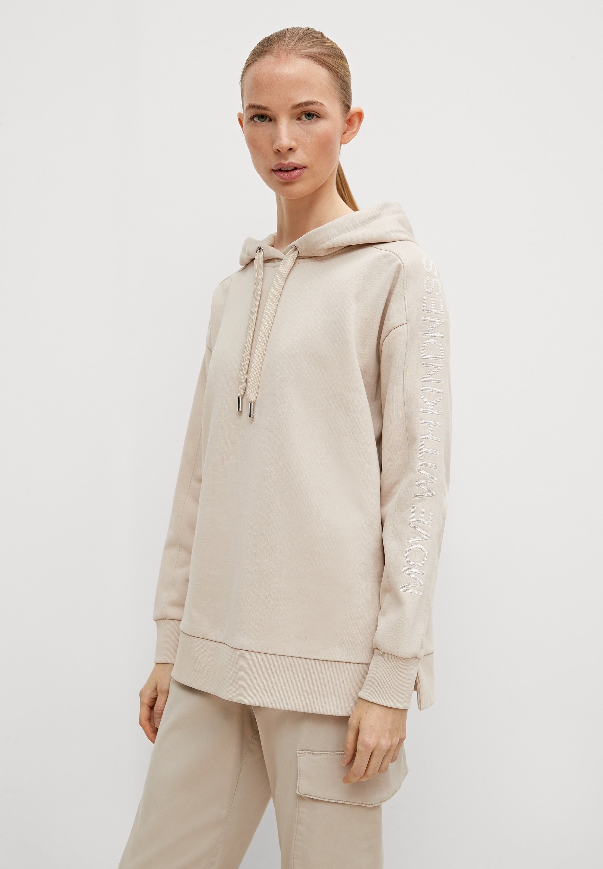 comma casual identity ORNÉ DE BRODERIES - Kapuzenpullover - beige -  Zalando.de