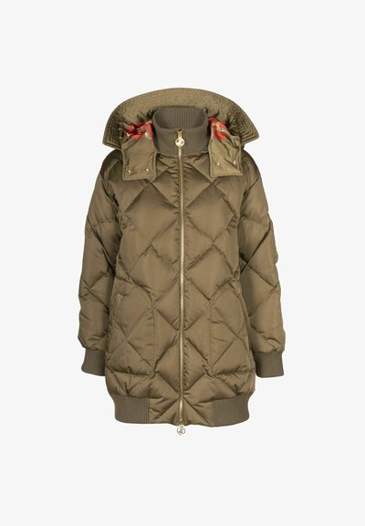 Luisa Spagnoli SPIGOLO - Ziemas mētelis - verde oliva