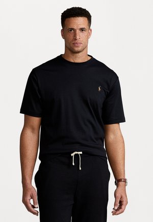 SOFT COTTON CREWNECK T-SHIRT - T-shirts - black