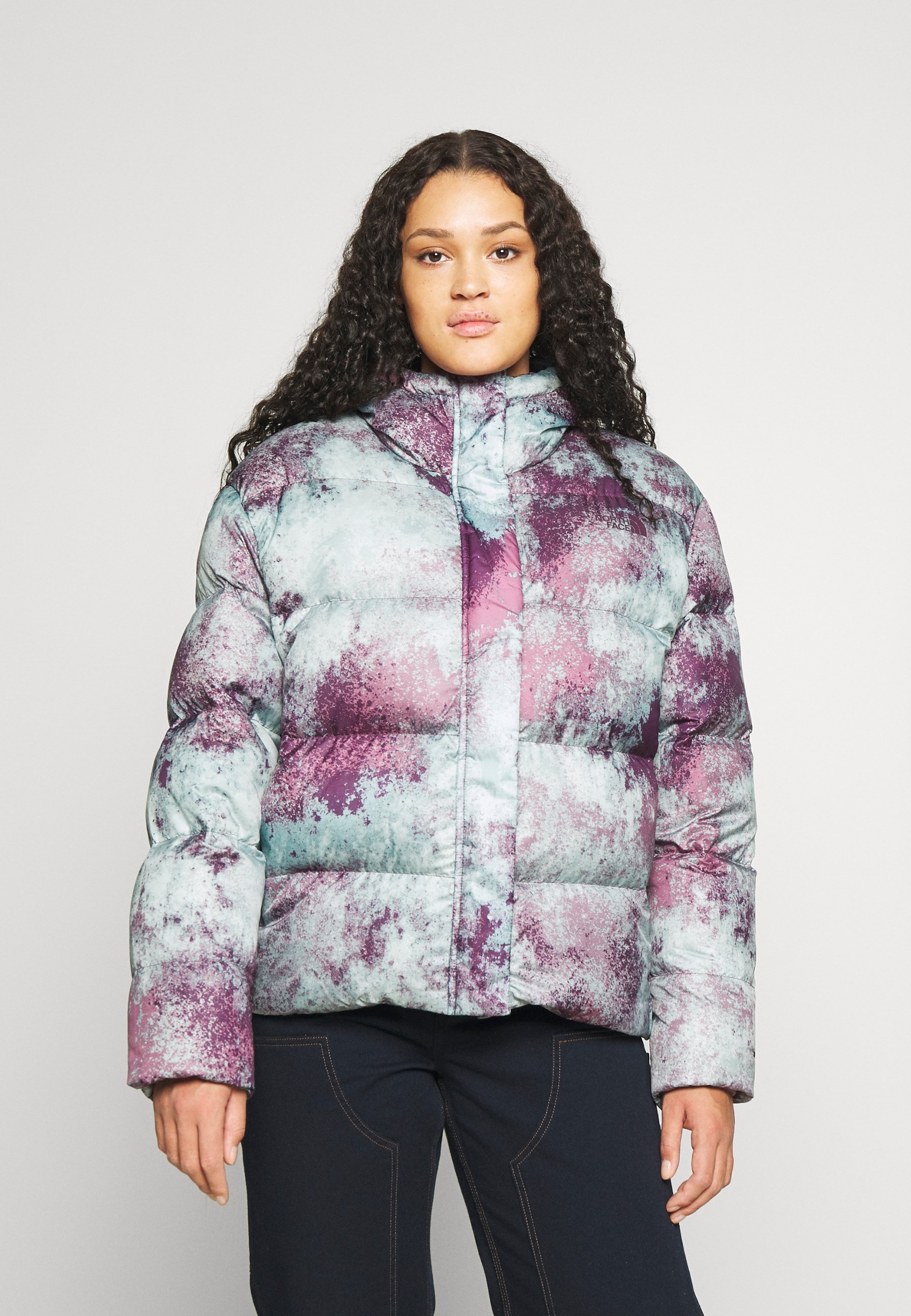plus size north face down coat