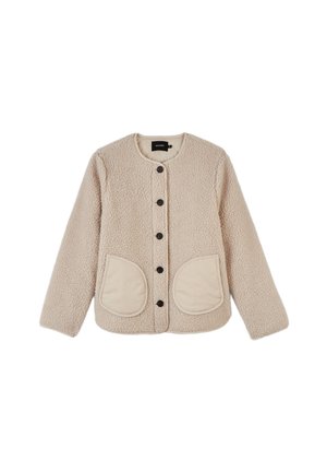 Monoprix RÉVERSIBLE COL ROND - Veste mi-saison - parchemin