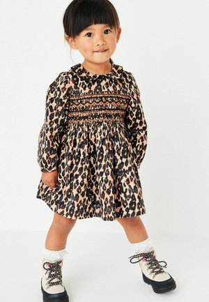 PRINTED SHIRRED COLLAR 3MTHS-8YRS - Day dress - animal
