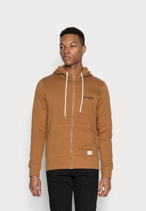 JORTONS ZIP HOOD NOOS - Bluza rozpinana - rubber