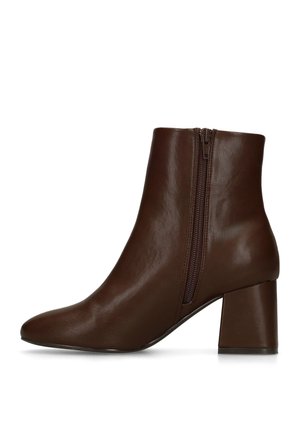 sacha, SACHA OFFWHITE STIEFELETTEN MIT BLOCKABSATZ - Enkelkaarsjes - brown