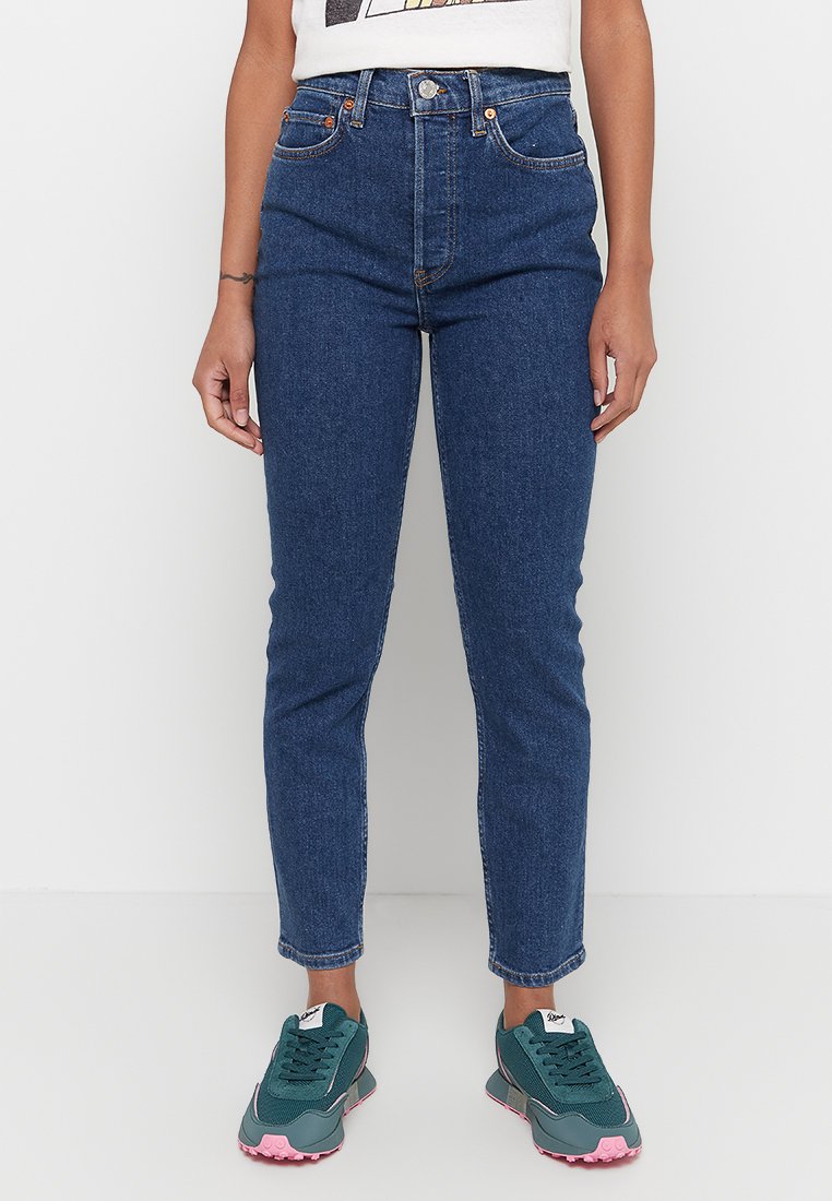 RE/DONE Slim fit jeans blauw