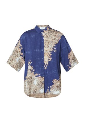 Skjortebluser - navy paisley