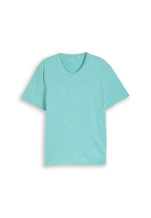 TOM TAILOR, TOM TAILOR T-SHIRT T-SHIRT MIT V-AUSSCHNITT - T-shirt basic - river teal