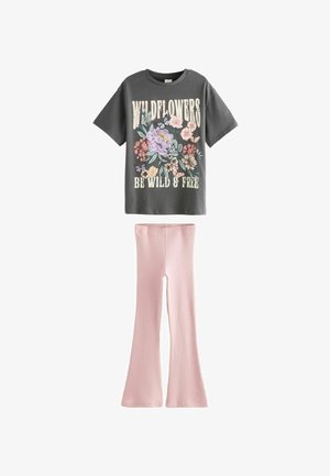 REGULAR FIT - SET - Tajice-hlače - pink floral