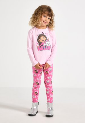 Lindex, LINDEX GABBY'S DOLLHOUSE LEGGINGS WITH BRUSHED INSIDE LINDEX - Leggings - pink