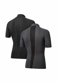 Danish Endurance COMPRESSION SHORT SLEEVE 2-PACK - Camiseta deportiva - black grey