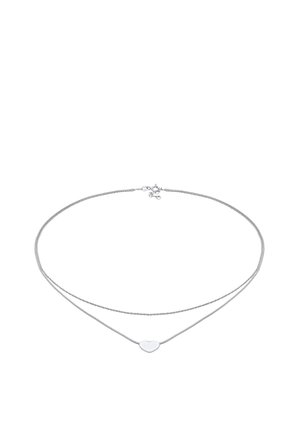 LAYER LOOK HEART - Halsband - silber