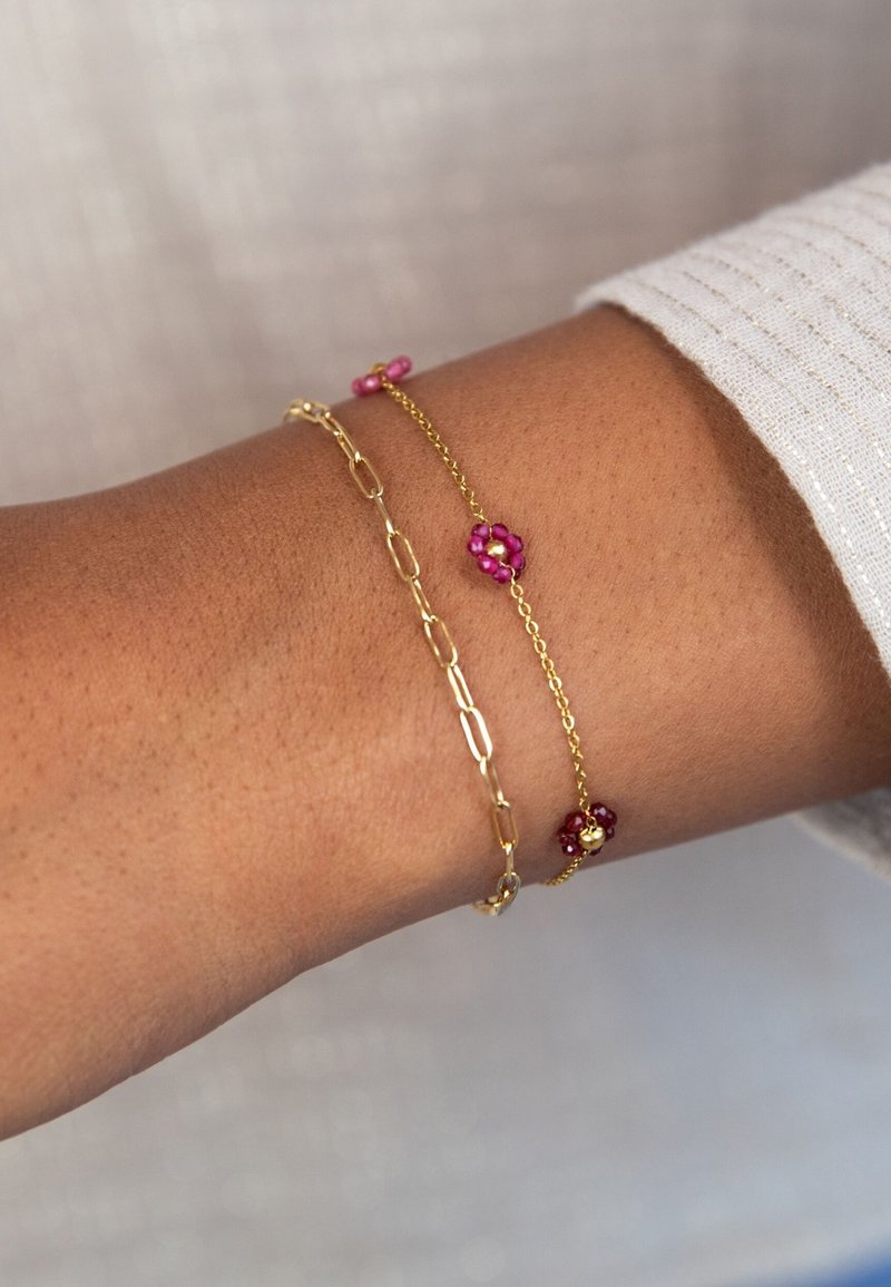 My Jewellery WITH  FLOWERS - Pulsera - gold coloured