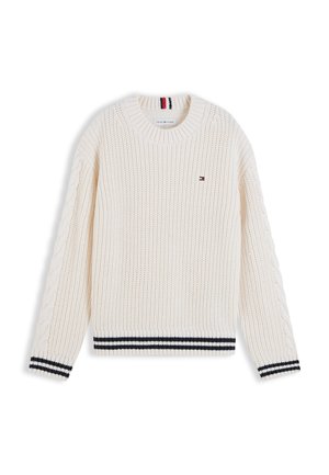 Tommy Hilfiger, UNISEX - Пуловер - ivory petal