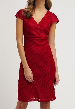 Robe fourreau - red