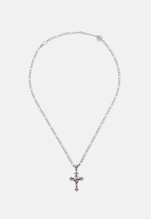 Ed Hardy LOS ANGELES CROSS PENDANT UNISEX - Halskette - silver-coloured