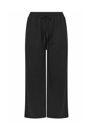 Yours Clothing, PLUS SIZE WIDE LEG TROUSERS - Trainingsbroek - black