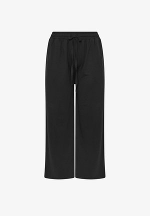 Yours Clothing, PLUS SIZE WIDE LEG TROUSERS - Pantalon de survêtement - black