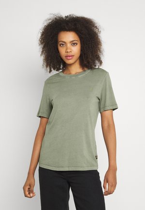 REGULAR FIT TEE OVERDYED - T-shirt basic - shamrock