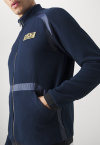 EA7 Emporio Armani Zip-up sweatshirt - blu navy