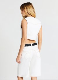 Calliope Shorts di jeans - bianco neve