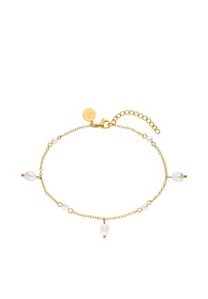 PURELEI PEARL DROP - Enkelbandjes - goldfarben