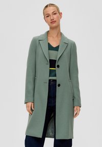 s.Oliver Klassischer Mantel - salbeigrün