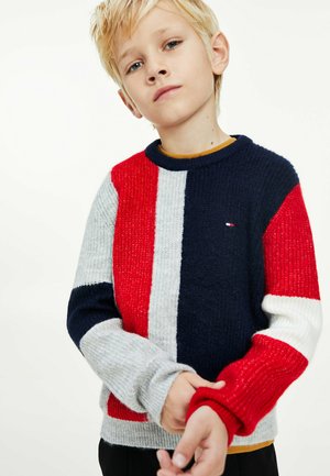 Maglione - light grey heather/colorblock