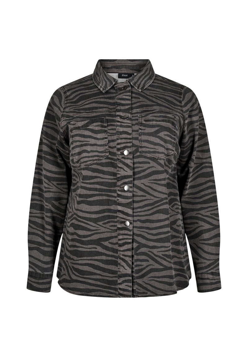 Zizzi Overhemdblouse zwart