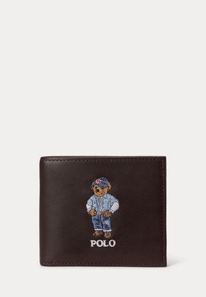 Polo Ralph Lauren, POLO BEAR LEATHER BILLFOLD WALLET UNISEX - Geldbörse - dark brown