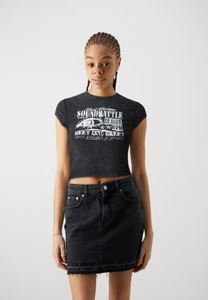 Even&Odd Print T-shirt - black
