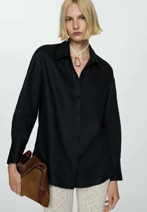 Mango SAMARI - Camisa - black