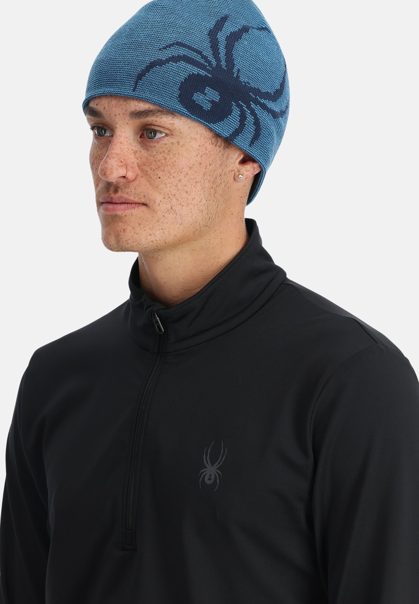 Spyder REVERSIBLE INNSBRUCK - Beanie - aether blue/blue - Zalando