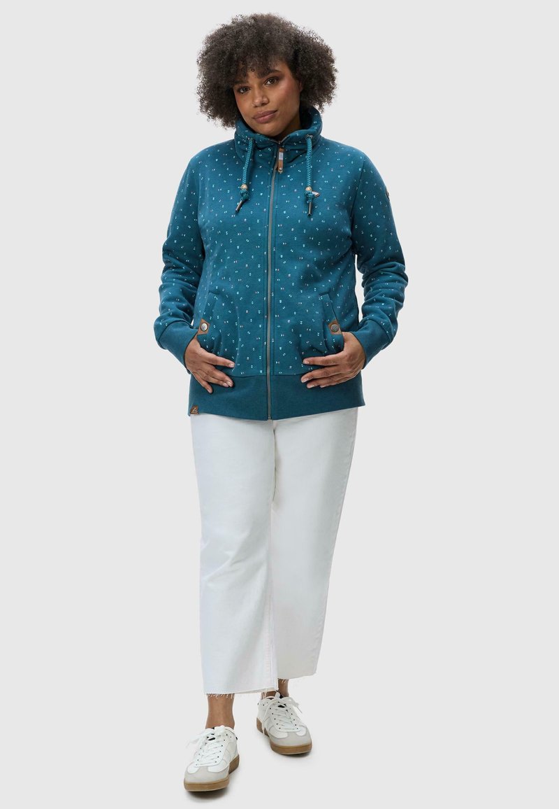 Ragwear RYLIE PLUS - Sudadera con cremallera - petrol