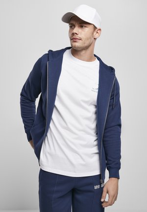 TERRY - Felpa con zip - darkblue