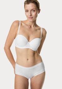 Marks & Spencer 2PACK PADDED - Axelbandslös bh / Multifunktionsbh - white/black
