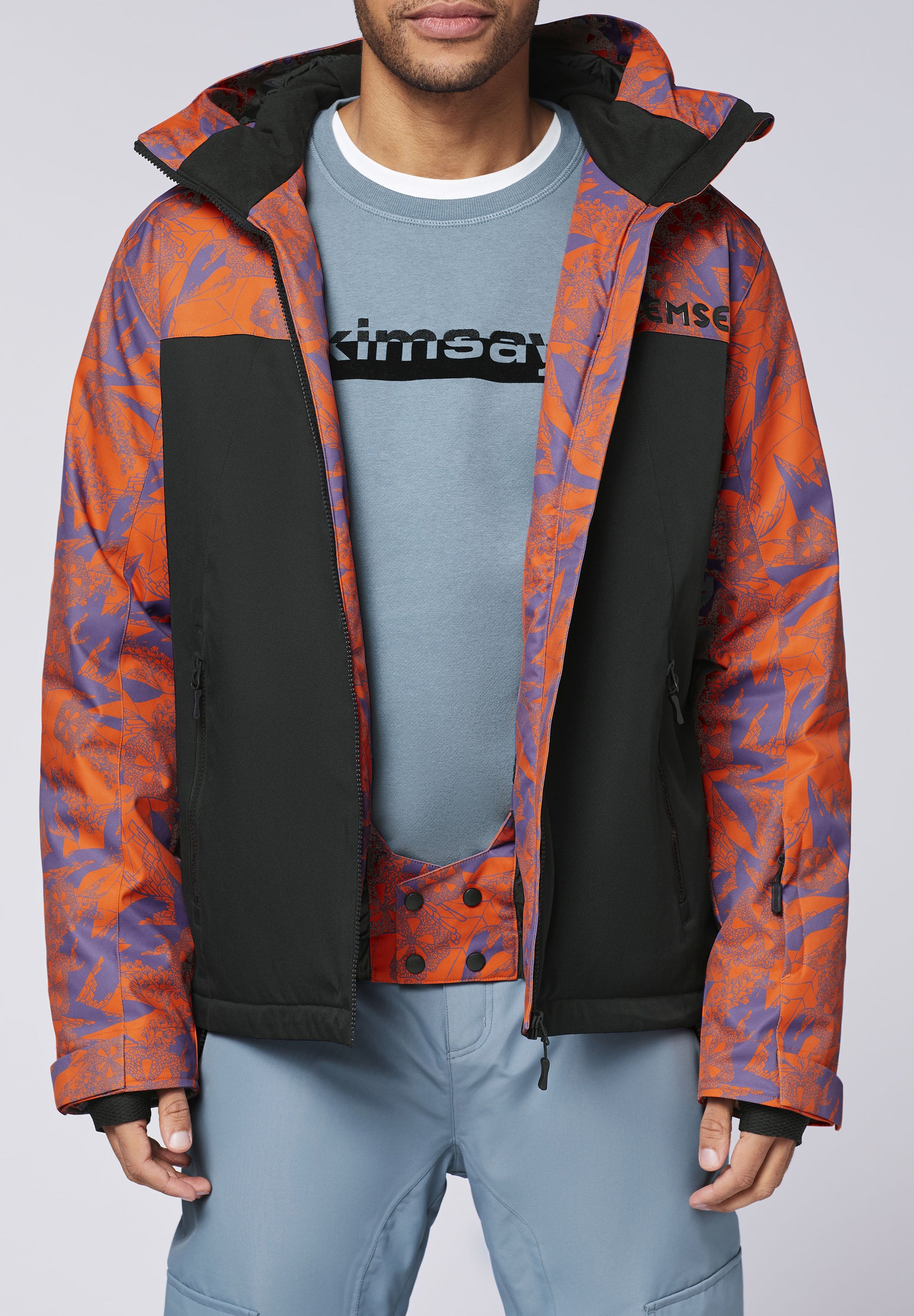 Chiemsee MIT UNIFARBENEN UND GEMUSTERTEN PARTIEN - Snowboard