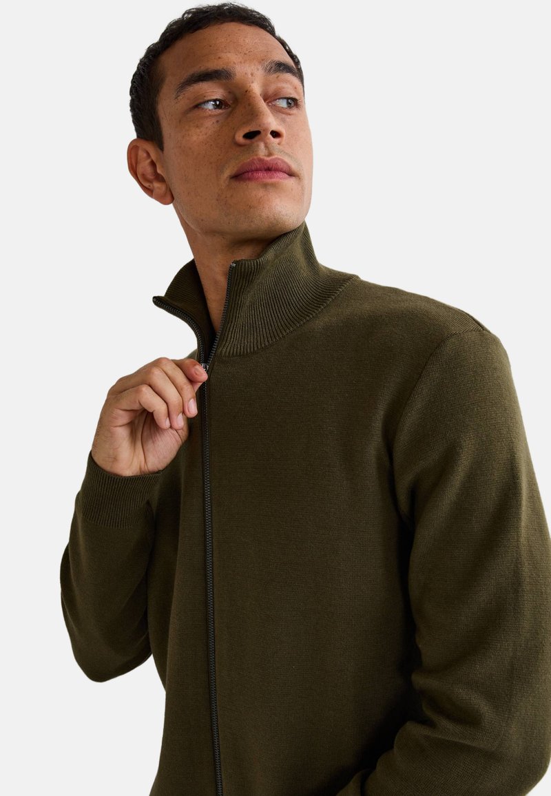 Monoprix ZIPPÉ MILANO Gilet militaire/vert foncé