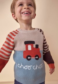 Next CREW NECK - REGULAR FIT - Pulóver - blue neutral train