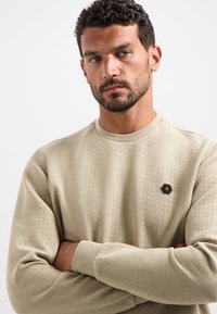 NO EXCESS TEXTURED - Sweater - sand