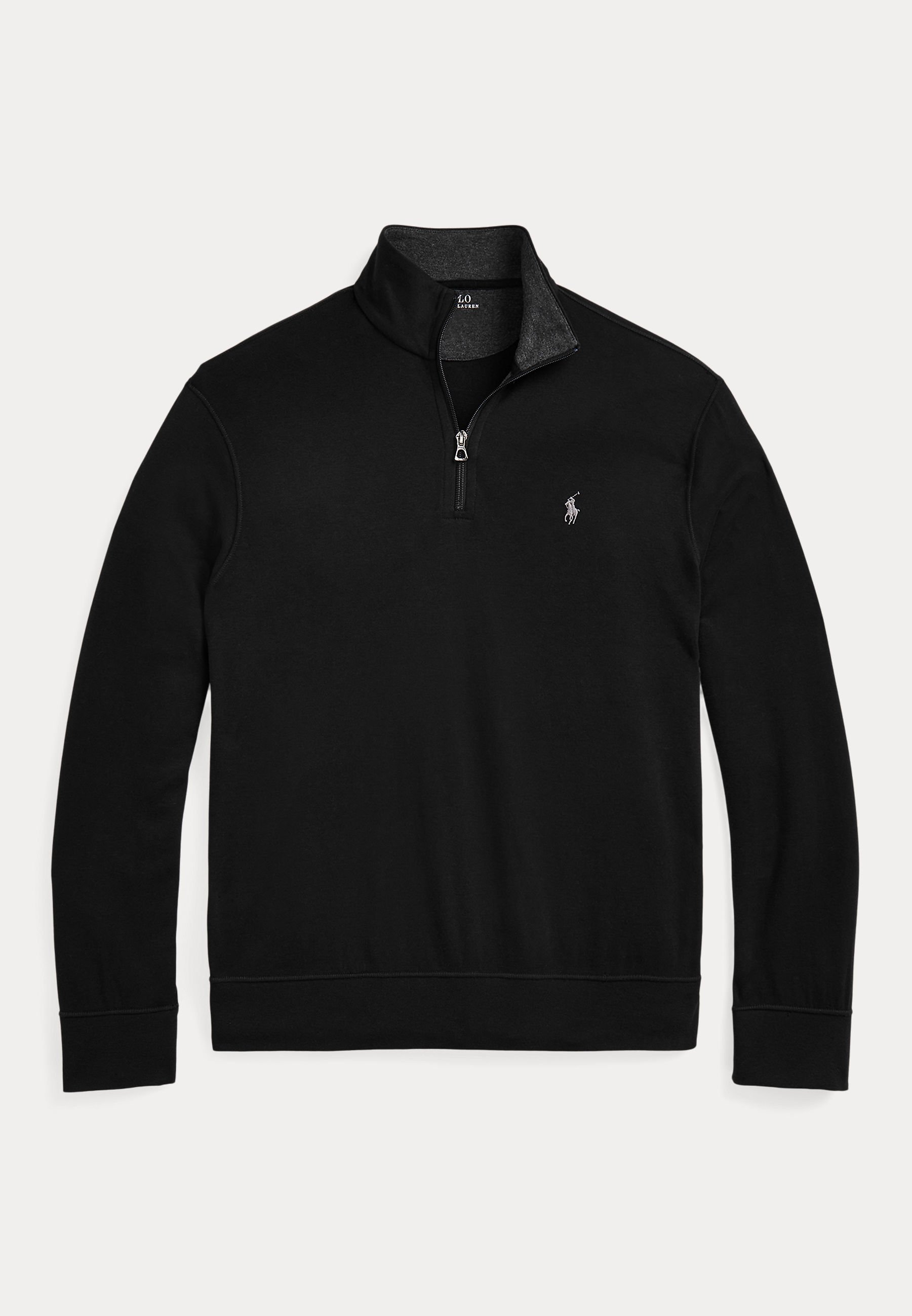 Polo Ralph Lauren LUXURY JERSEY QUARTER-ZIP PULLOVER - Sweater